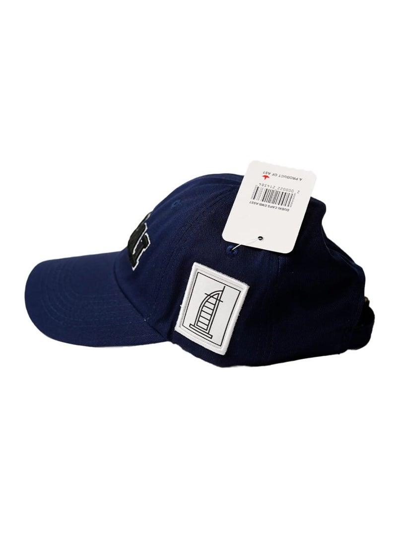 Dubshi Dubai Cap with Embroidery Navy - Image 3